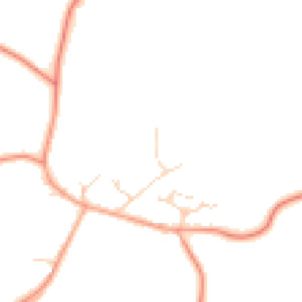 Daytime road noise heatmap for RH6 0DB