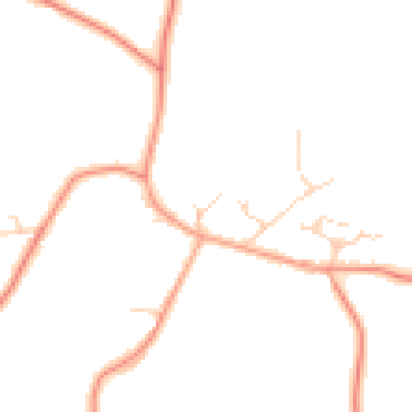 Daytime road noise heatmap for RH6 0DG