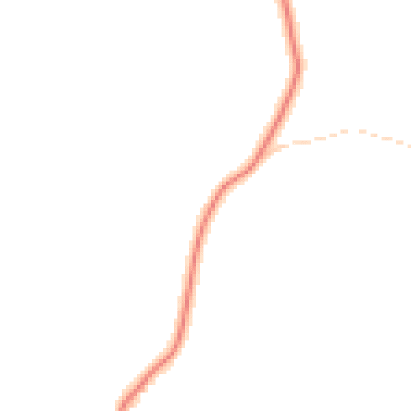 Daytime road noise heatmap for RH6 0EB