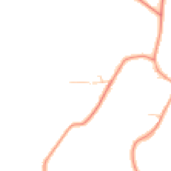 Daytime road noise heatmap for RH6 0EH
