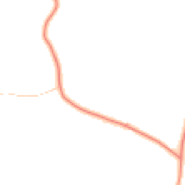Daytime road noise heatmap for RH6 0EP