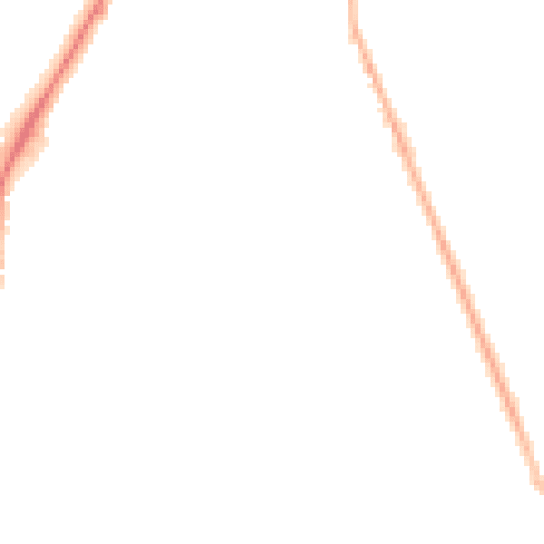 Night-time road noise heatmap for RH6 7AY