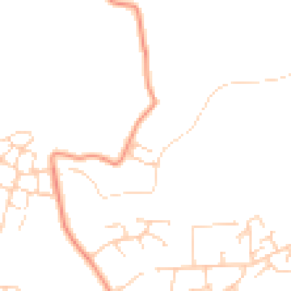 Daytime road noise heatmap for RH6 8SY
