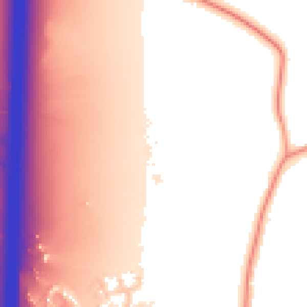 Daytime road noise heatmap for RH6 9BD