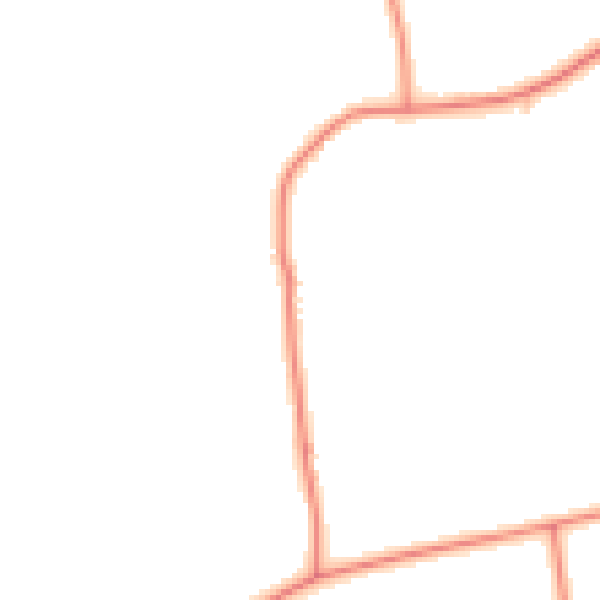 Daytime road noise heatmap for RH6 9LA