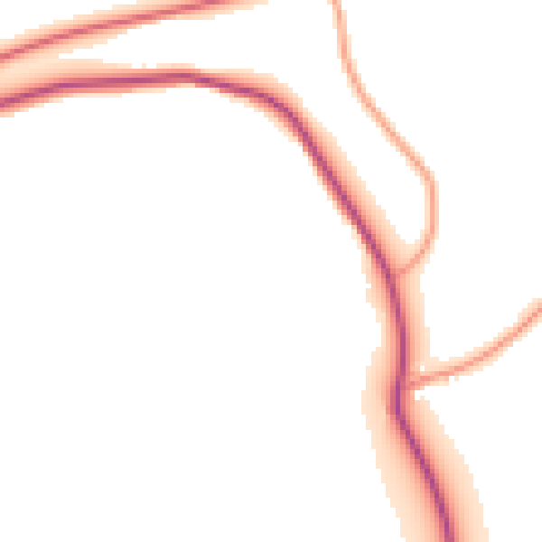 Daytime road noise heatmap for RH8 0SD