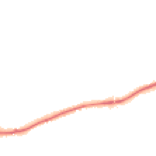 Night-time road noise heatmap for RH8 9FJ