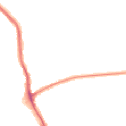 Night-time road noise heatmap for RM10 7BT