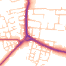 Daytime road noise heatmap for RM10 8XL