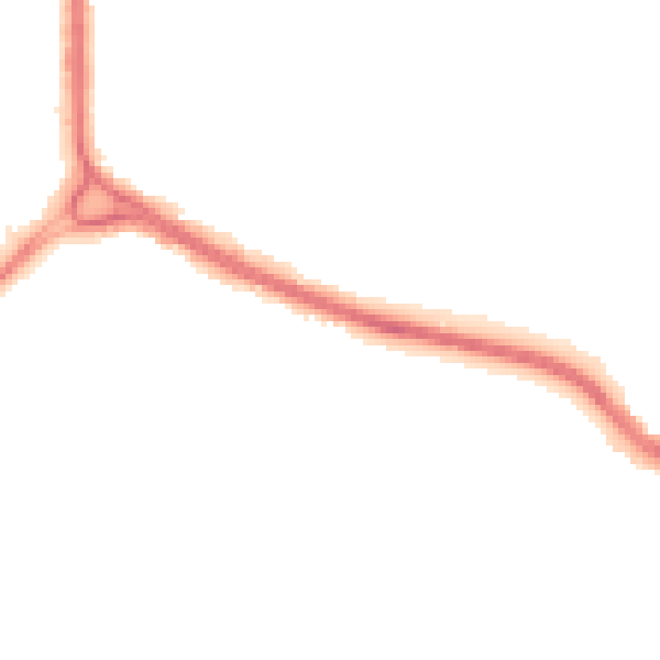Night-time road noise heatmap for RM10 9YD