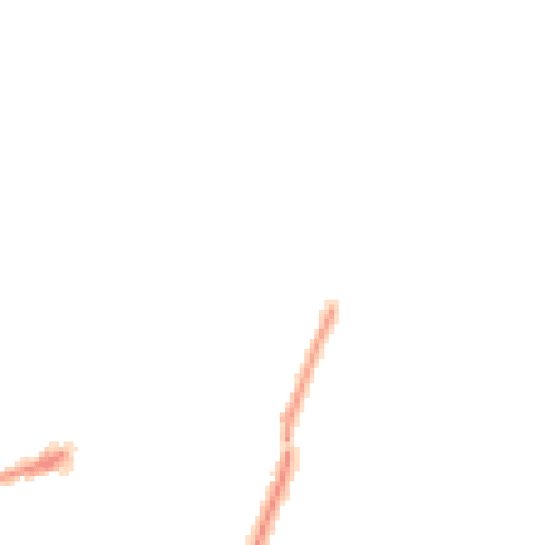Night-time road noise heatmap for RM12 4QS