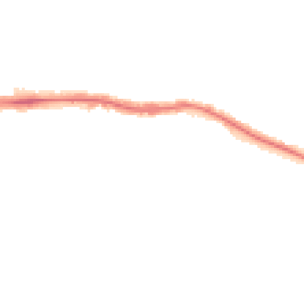 Night-time road noise heatmap for RM12 4TY