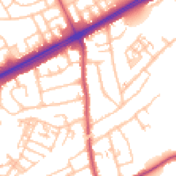Daytime road noise heatmap for RM3 0DR