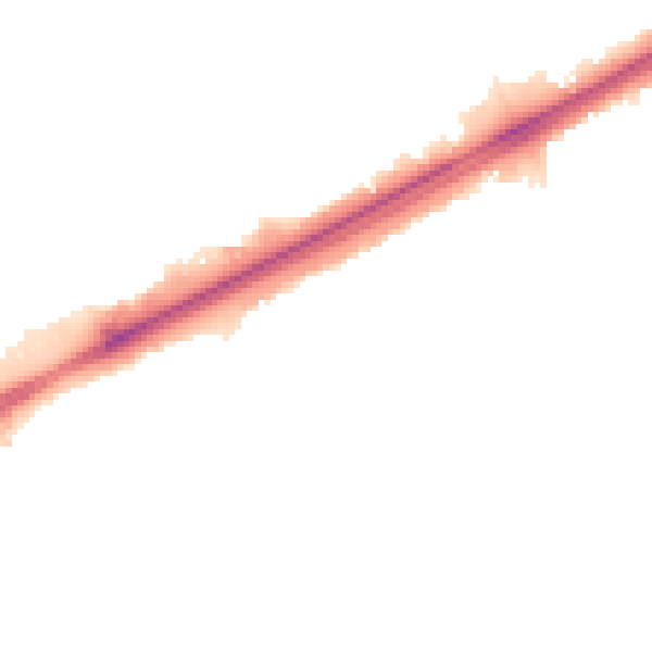 Night-time road noise heatmap for RM3 0EB