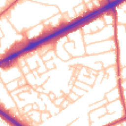 Daytime road noise heatmap for RM3 0ED