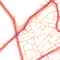 Daytime road noise heatmap for RM3 7GL