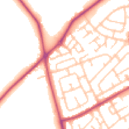 Daytime road noise heatmap for RM3 7SL