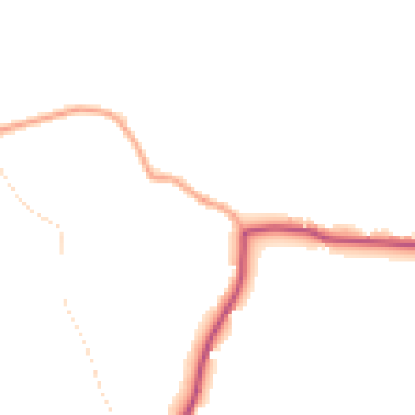 Daytime road noise heatmap for RM4 1AS
