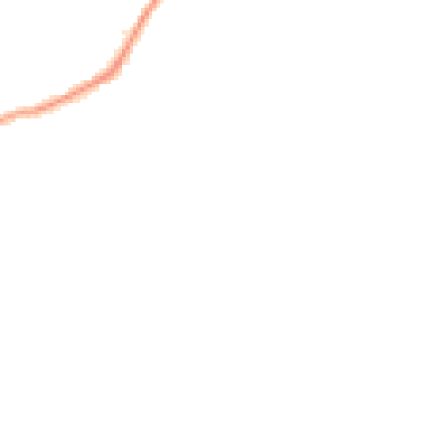 Night-time road noise heatmap for RM4 1BD