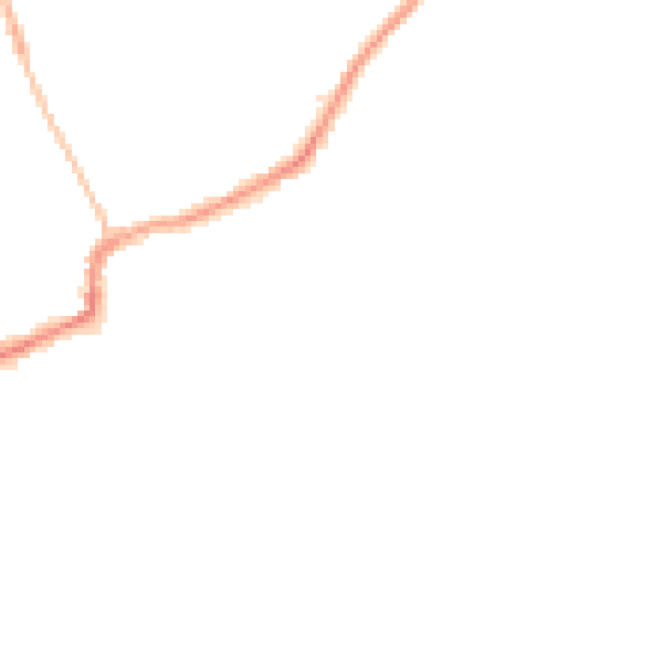 Night-time road noise heatmap for RM4 1DR