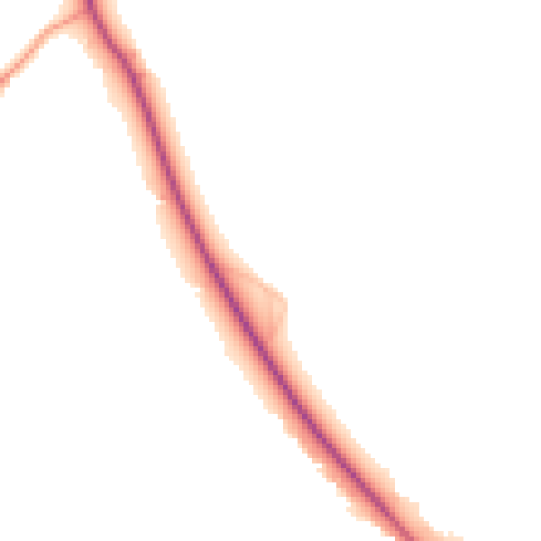 Daytime road noise heatmap for RM4 1EG
