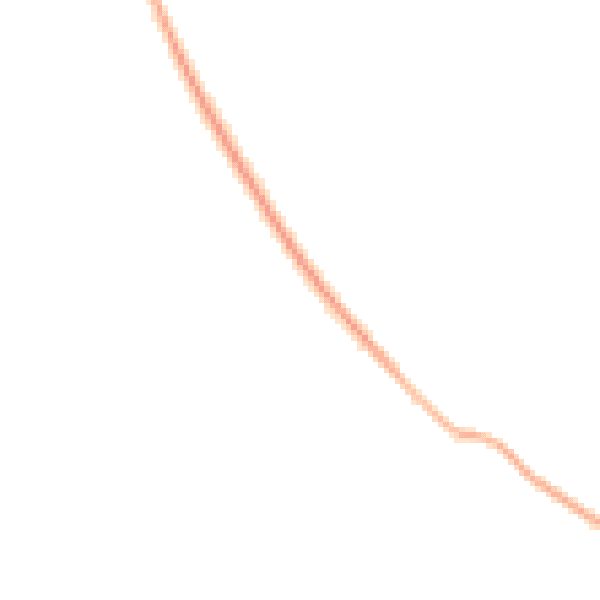 Night-time road noise heatmap for RM4 1EJ