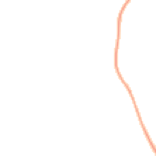 Night-time road noise heatmap for RM4 1EL