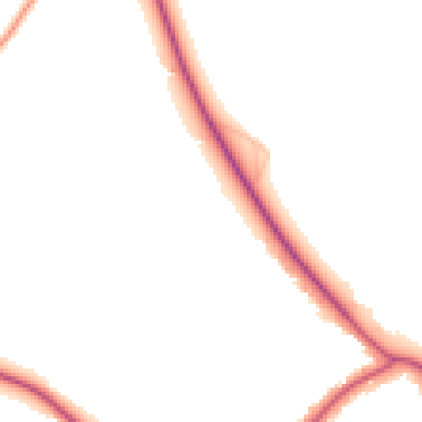 Daytime road noise heatmap for RM4 1FB