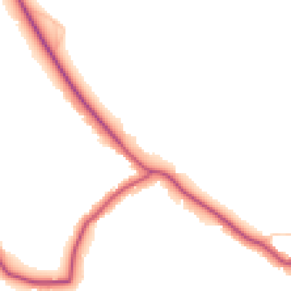 Daytime road noise heatmap for RM4 1FG