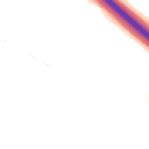 Night-time road noise heatmap for RM4 1LD