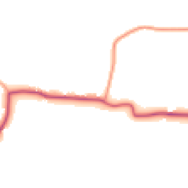 Daytime road noise heatmap for RM4 1LX