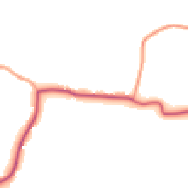 Daytime road noise heatmap for RM4 1NA