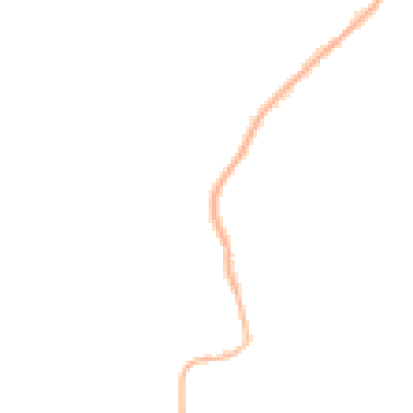 Night-time road noise heatmap for RM4 1PS