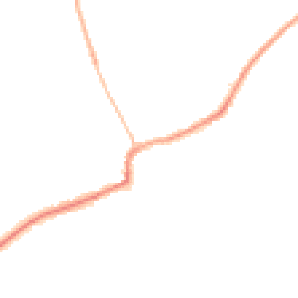 Night-time road noise heatmap for RM4 1UE
