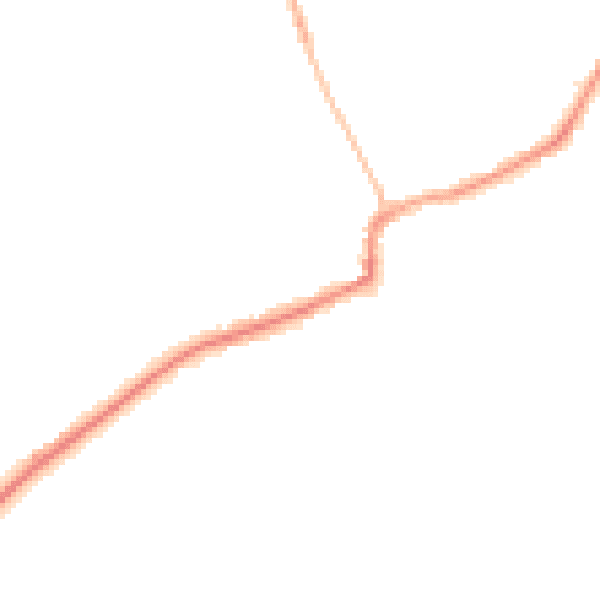 Night-time road noise heatmap for RM4 1UX
