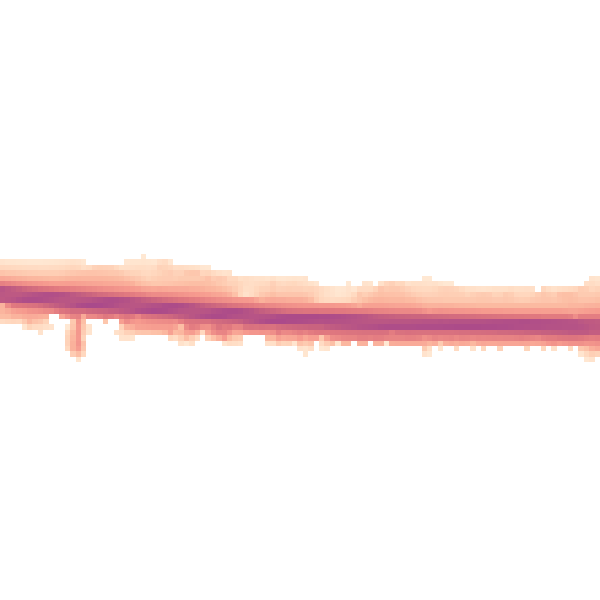 Night-time road noise heatmap for RM6 5BG