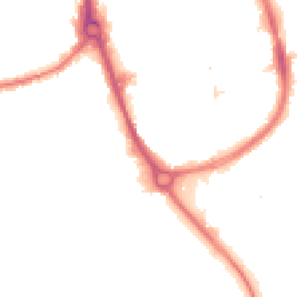 Night-time road noise heatmap for RM7 0AA