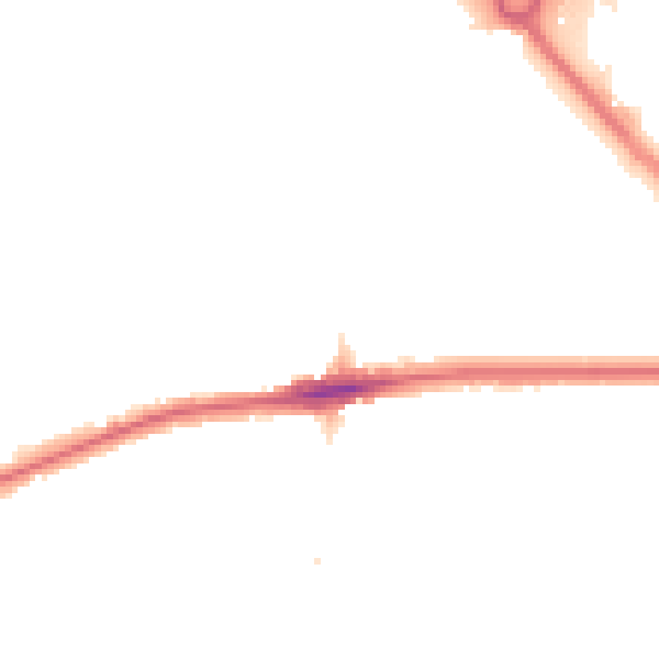 Night-time road noise heatmap for RM7 0BX