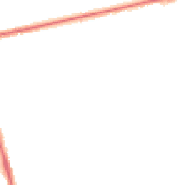 Night-time road noise heatmap for RM7 0DU