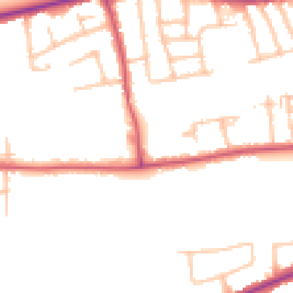 Daytime road noise heatmap for RM7 0ER
