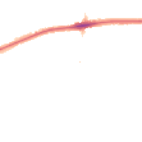 Night-time road noise heatmap for RM7 0UA