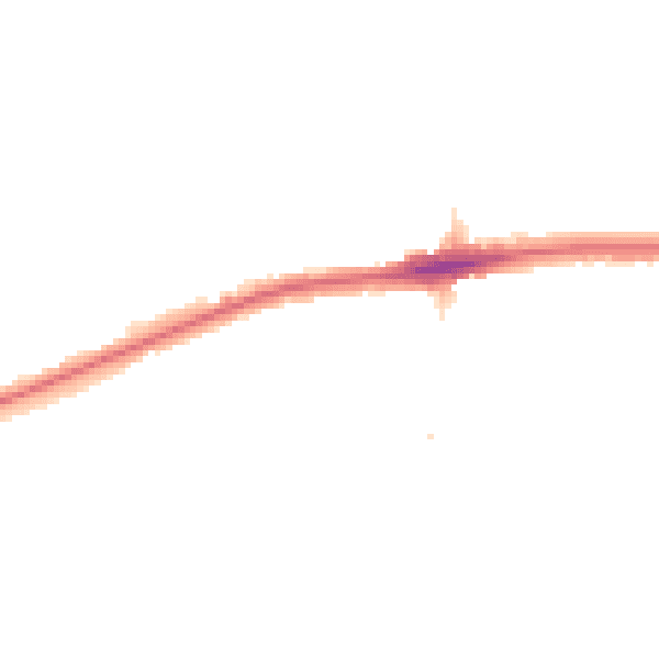 Night-time road noise heatmap for RM7 0XA