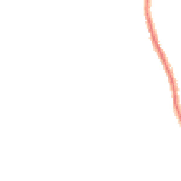 Night-time road noise heatmap for RM7 8HU