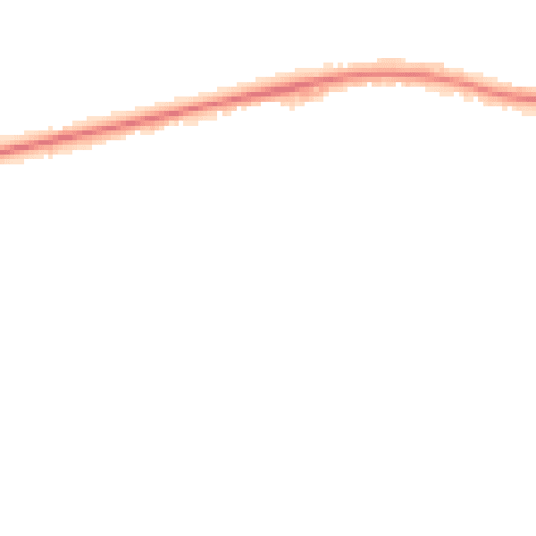 Night-time road noise heatmap for RM7 9HL