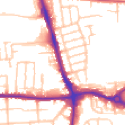 Daytime road noise heatmap for RM8 1BB