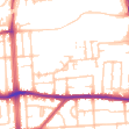 Daytime road noise heatmap for RM8 1BF