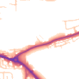 Daytime road noise heatmap for RM8 1EG