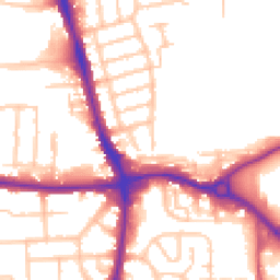 Daytime road noise heatmap for RM8 1LH