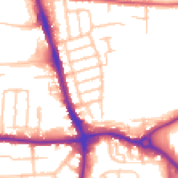 Daytime road noise heatmap for RM8 1LR