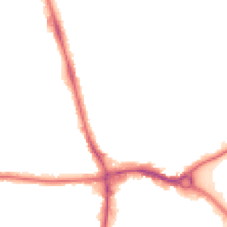 Night-time road noise heatmap for RM8 1LR